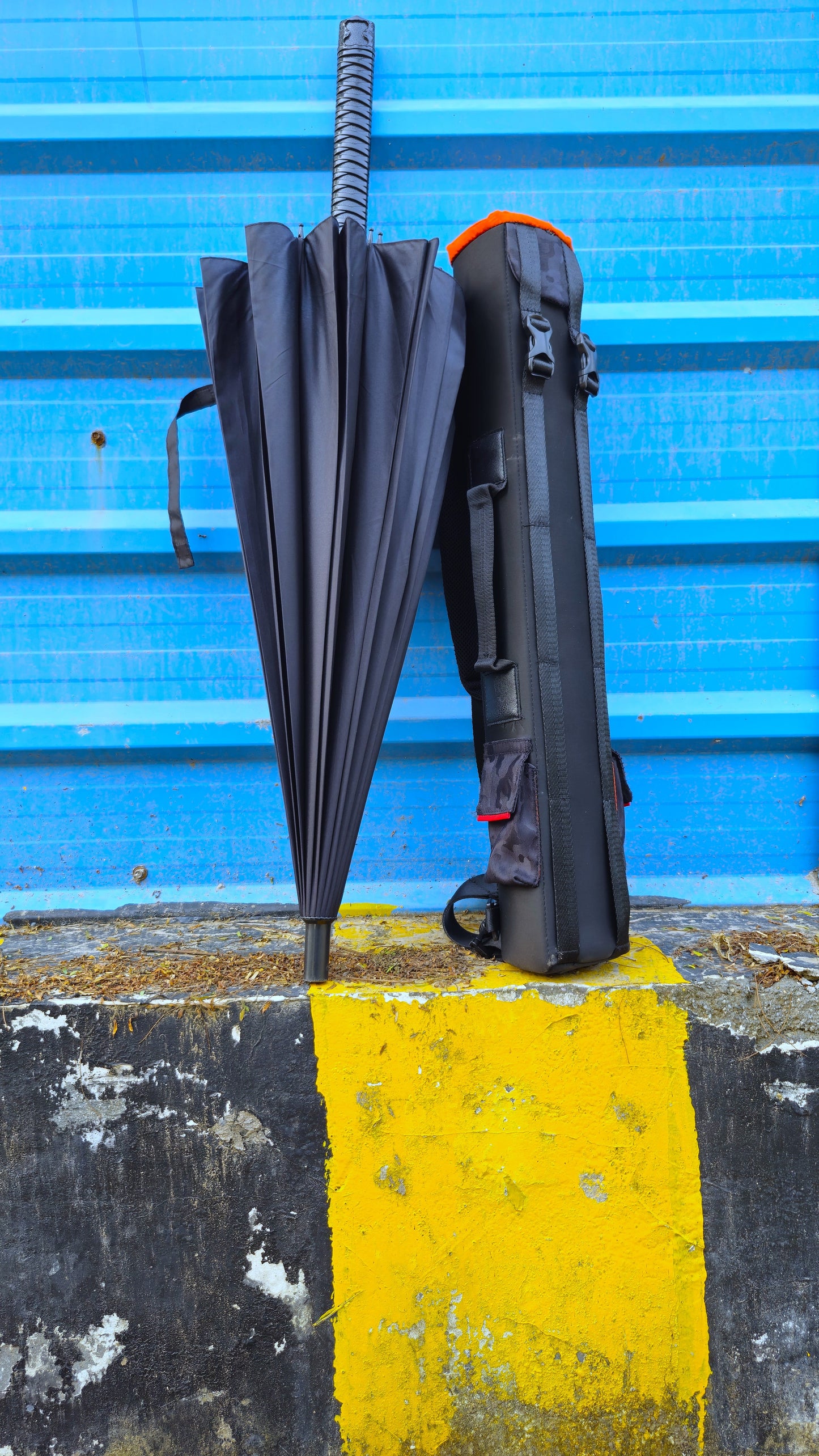 WAKIZASHI sword UMBRELLA : Lightweight Japanese Samurai Long Handle Umbrella